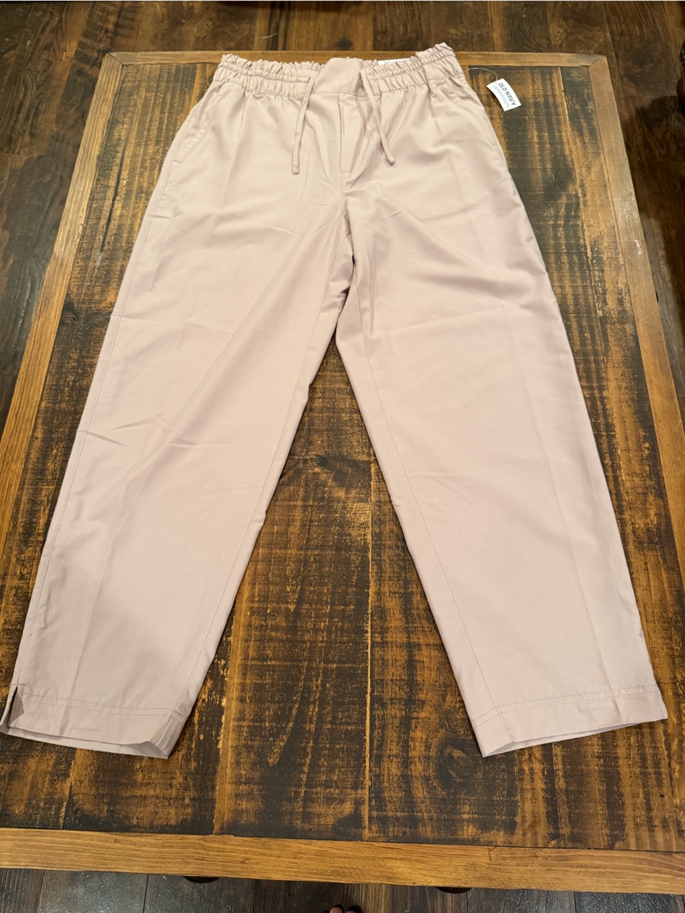 Old Navy Women's Light Pink Drawstring Jogger Pants